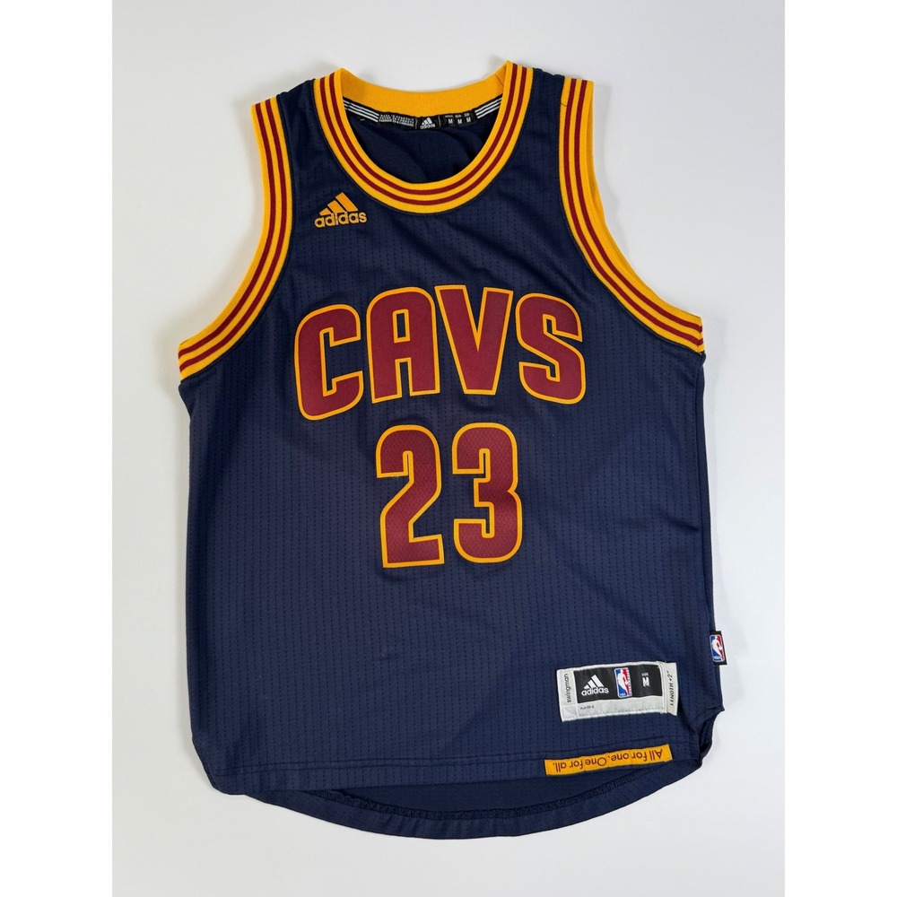 Adidas NBA Blue LeBron James Cle Cavs Jersey